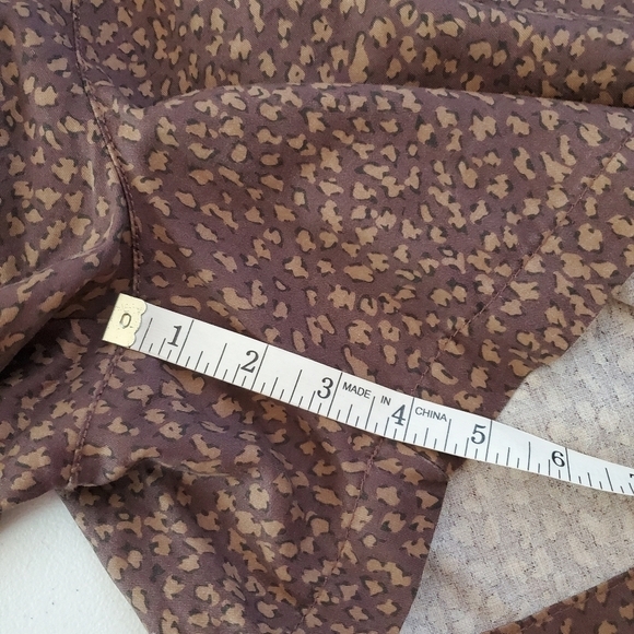 Social Standard Sanctuary XL Brown Cheetah Pull on Shorts Pockets - Picture 4 of 7